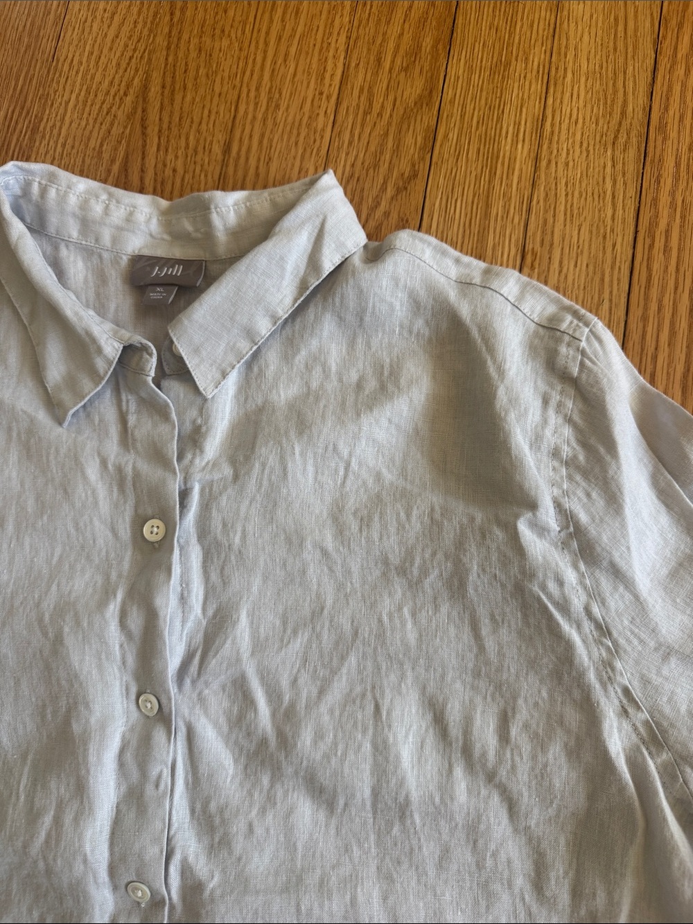 J Jill linen button up top